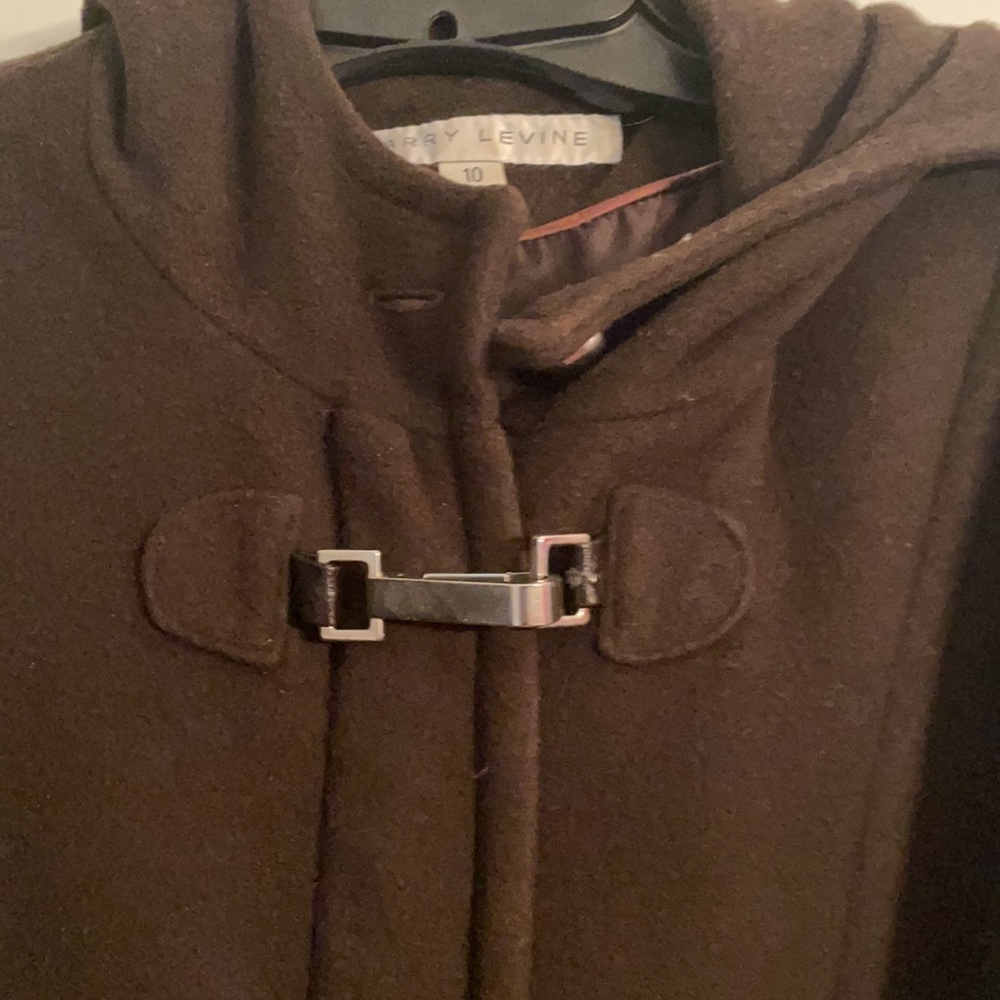Dark Brown Wool coat - Picture 3 of 7